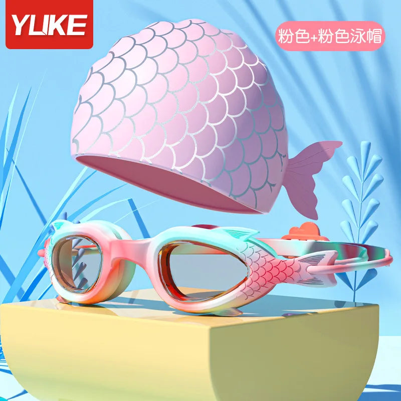 Swimming Goggles Waterproof Anti Fog High-definition Small Frame Goggles Professional Training Kid's swimming Goggles Equipment