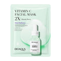BIOAQUA 20-Piece Facial Sheet Mask Set - Vitamin C, Collagen, Hyaluronic Acid & More