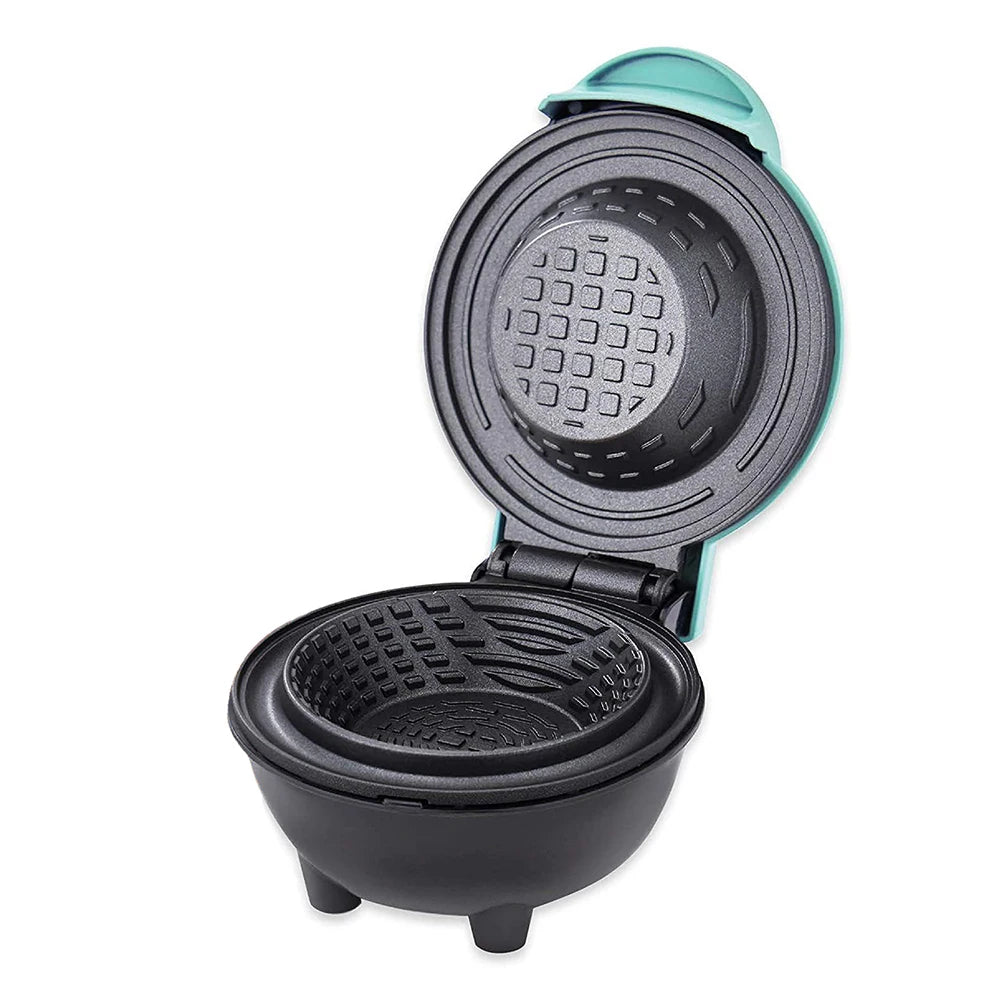 Mini Waffle Bowl Maker – 4-in-1 Breakfast Machine for Waffles, Egg Tarts, Ice Cream Bowls & Egg Rolls