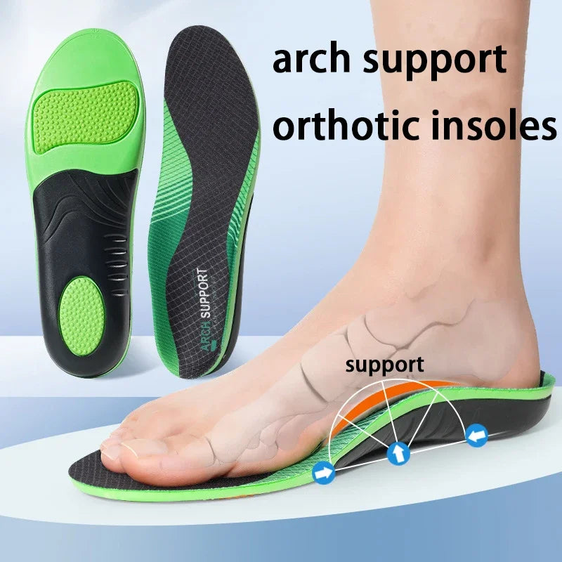 Sports Arch Support Insoles — Shock Absorption, Anti-Slip & Breathable | EU35–46