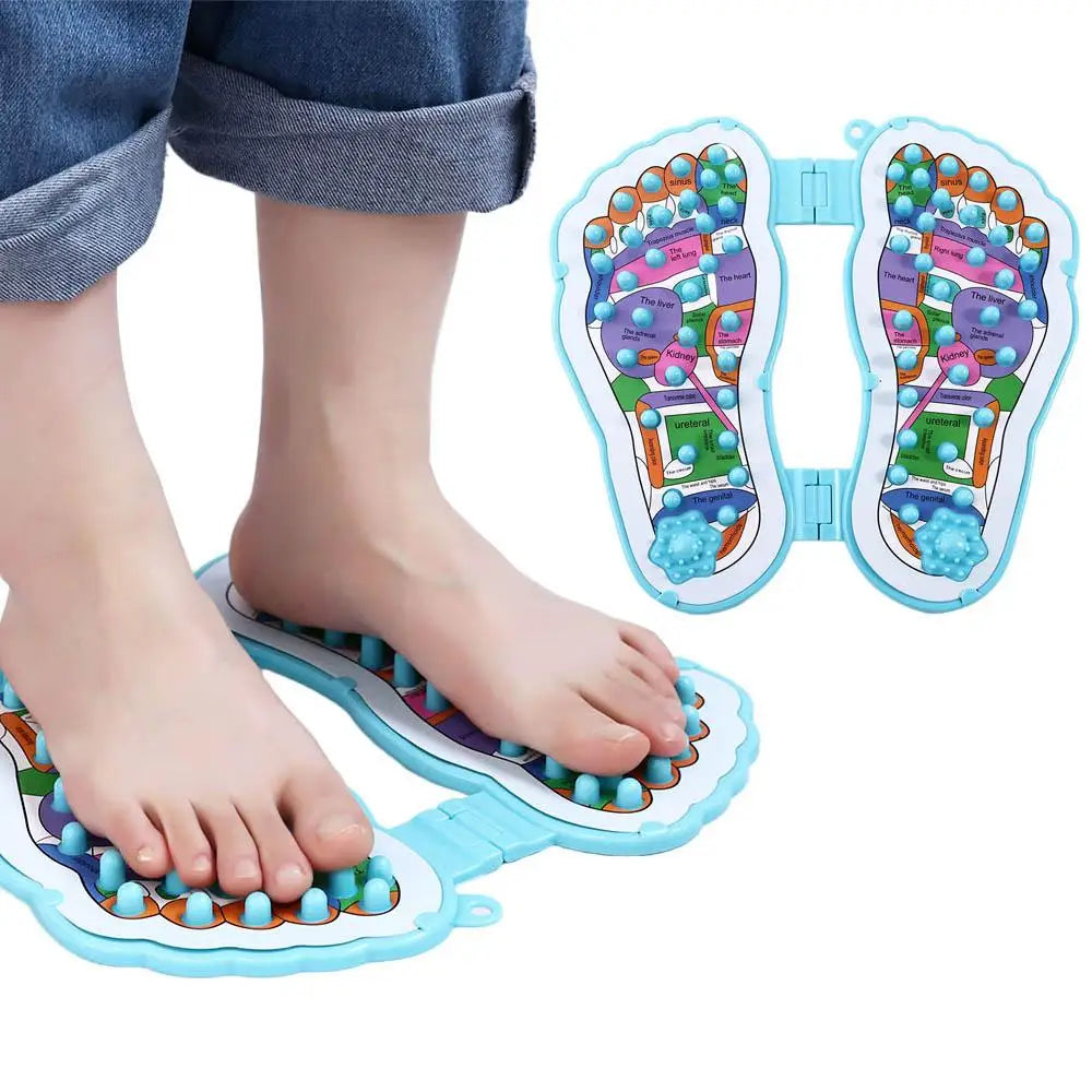 Acupressure Foot Massage Mat | Shiatsu Reflexology for Pain, Fatigue & Circulation | Men & Women