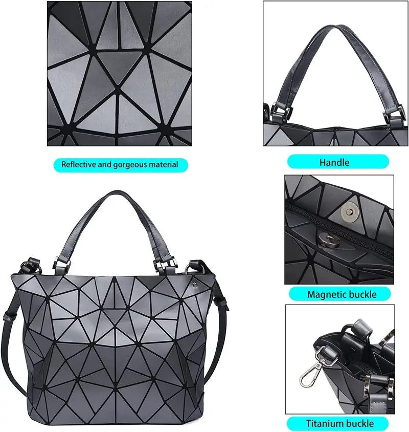 Women's Patent Leather Square Shoulder Bag