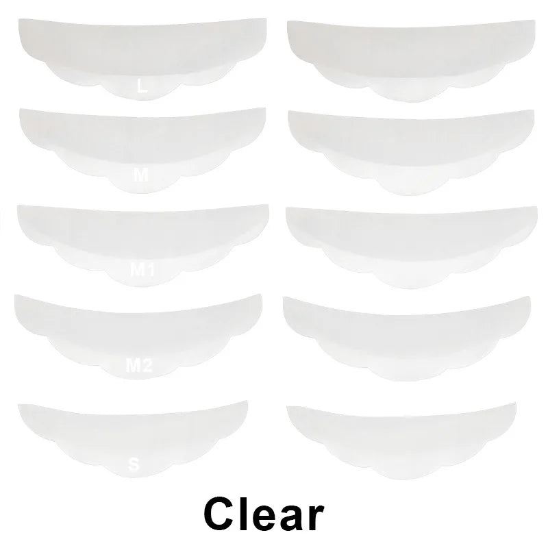 10-Piece Reusable Eyelash Lifting & Lamination Kit - Silicone Perm Rods