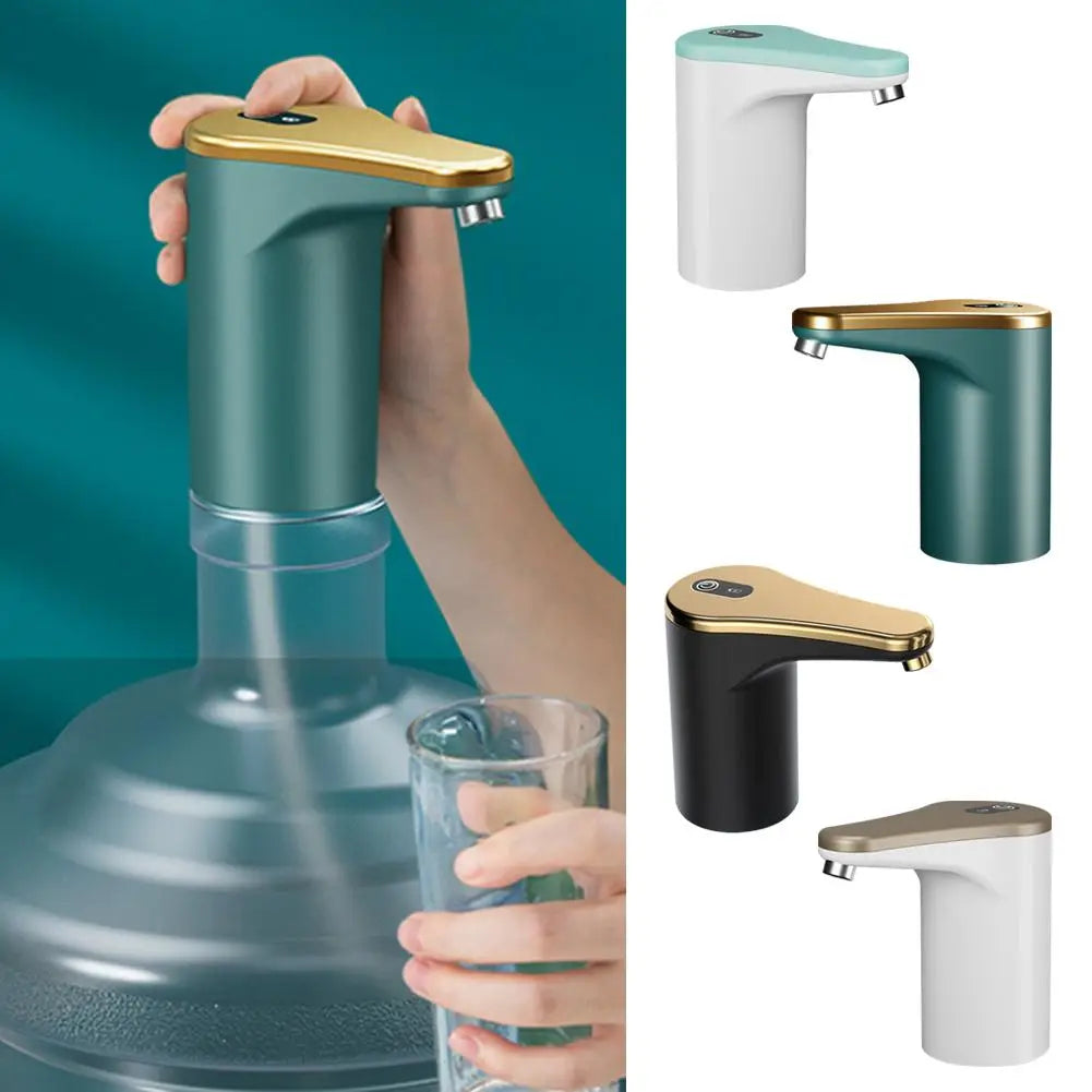 Electric Water Bottle Pump | USB Rechargeable, Ultra-Silent Dispenser for Kitchen, Office & Home