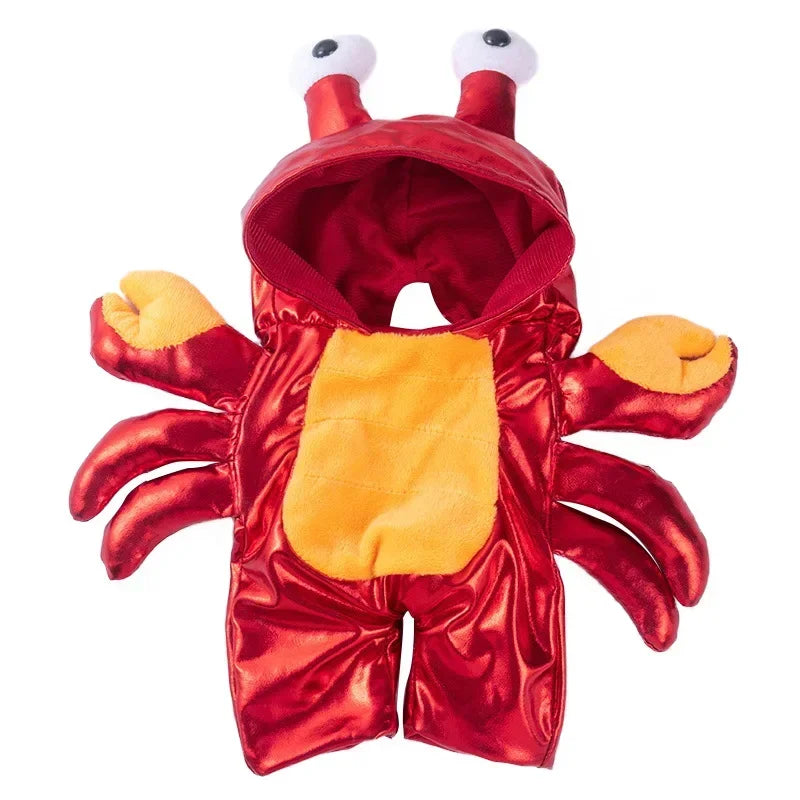3-Piece Halloween Dog Cosplay Costume Set with Wig Hat & Prop