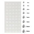 58pcs Non Piercing Lip Nails Sticker Selfadhesive Waterproof Reusable Fake Lip Nail Eyebrow Nose Ring Body Belly Button Jewelry