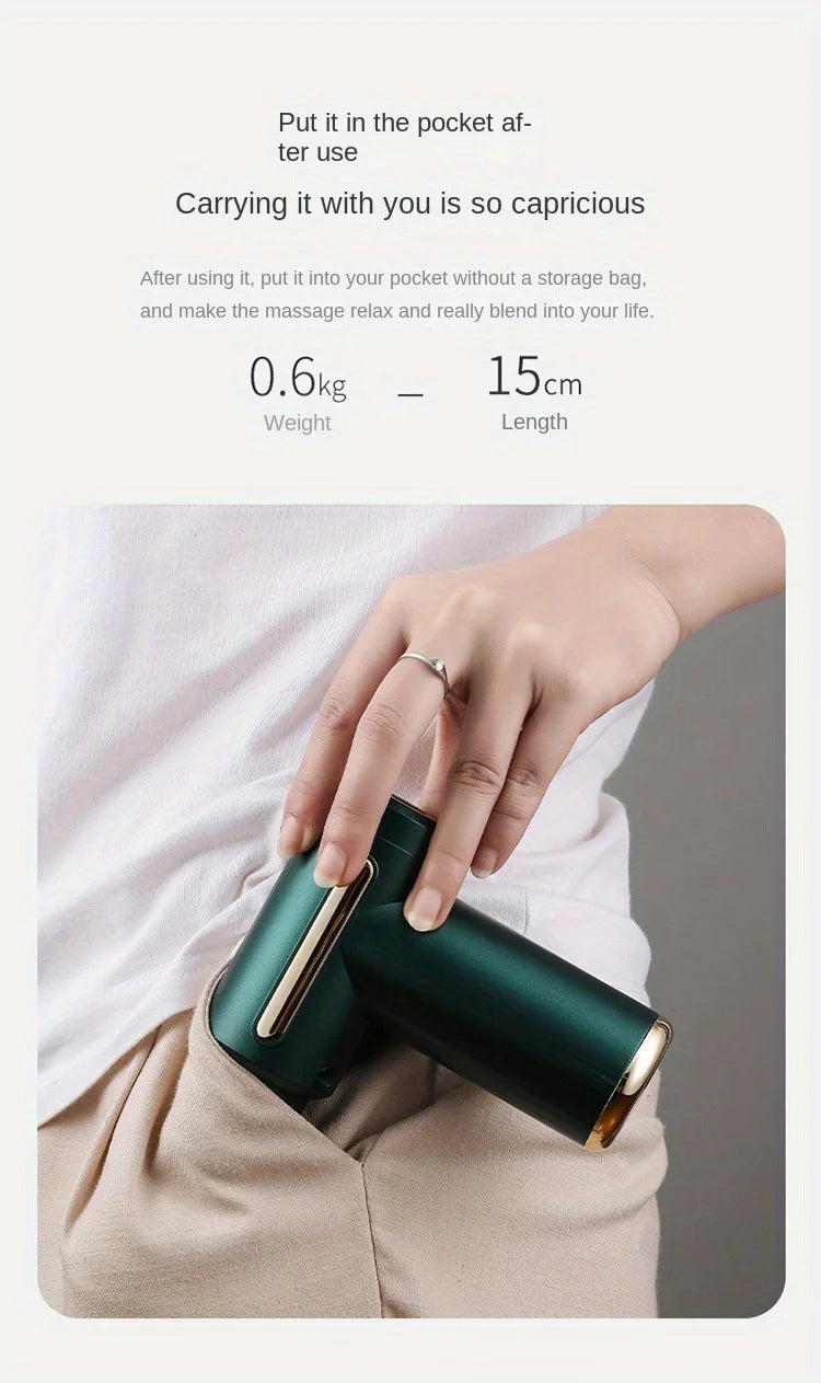 Handheld Deep Muscle Massage Gun | 6 Modes & 6 Speeds | Compact Design for Body, Back & Neck