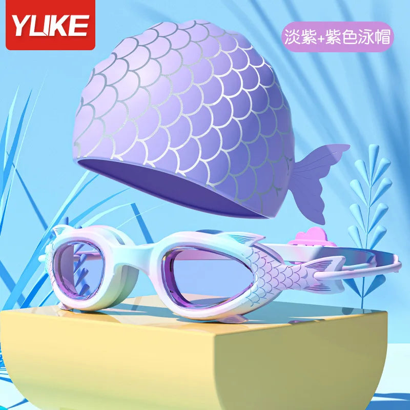 Swimming Goggles Waterproof Anti Fog High-definition Small Frame Goggles Professional Training Kid's swimming Goggles Equipment