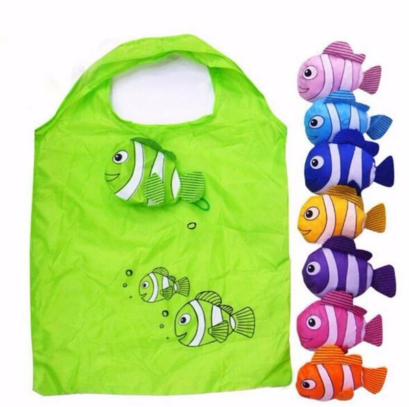 Foldable Large Shopping Storage Bags for Groceries Recyclable Grocery Tote Pouch Eco-Friendly Heavy Duty Washable Shopper Bag