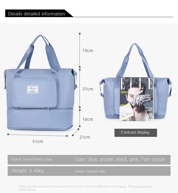 Large Capacity Foldable Waterproof Travel Bag