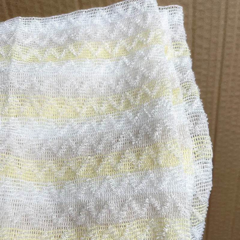 Japanese Exfoliating Bath Towel - Extra Long Back Scrubber, Two-Sided, Antibacterial