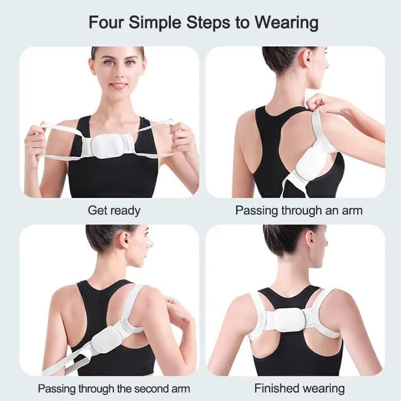 Adjustable Posture Corrector – Back & Shoulder Support Brace