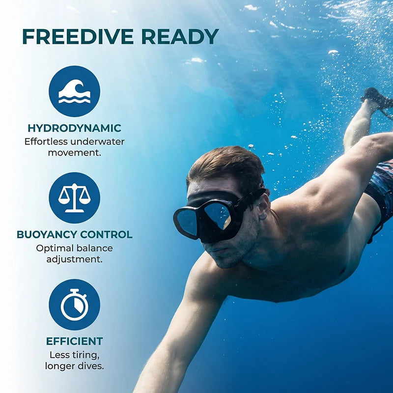 JUNHAIINS Tempered Glass Freediving Mask Snorkeling Set Foldable snorkel J-type Diving Mask with Camera Mount