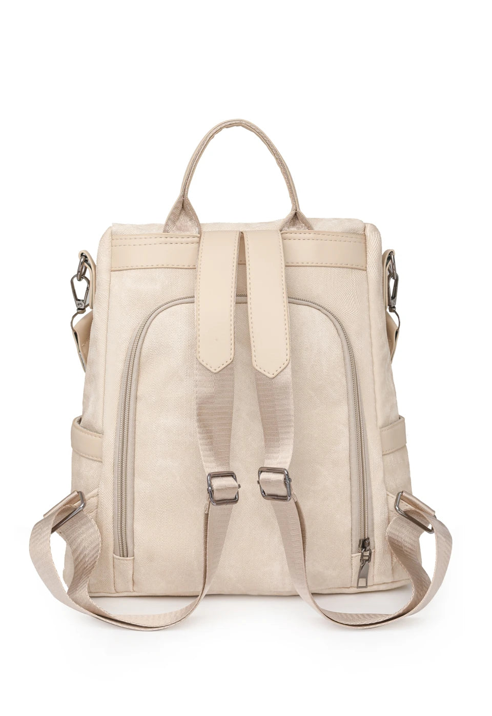 Women's PU Leather Backpack - Large Capacity Fashion Daypack with Tassel