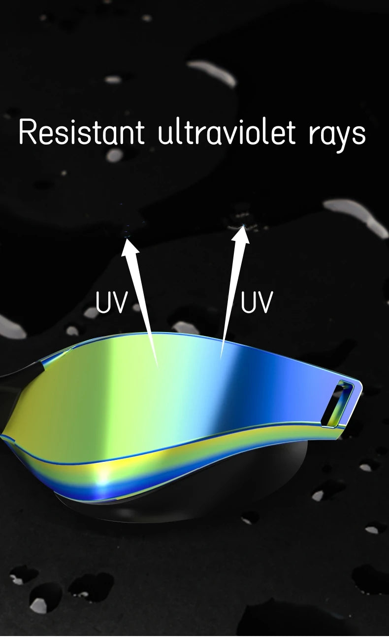 Unisex Swimming Goggles Waterproof Professional Anti-fog UV Protection Swim Goggles Adults Men Women