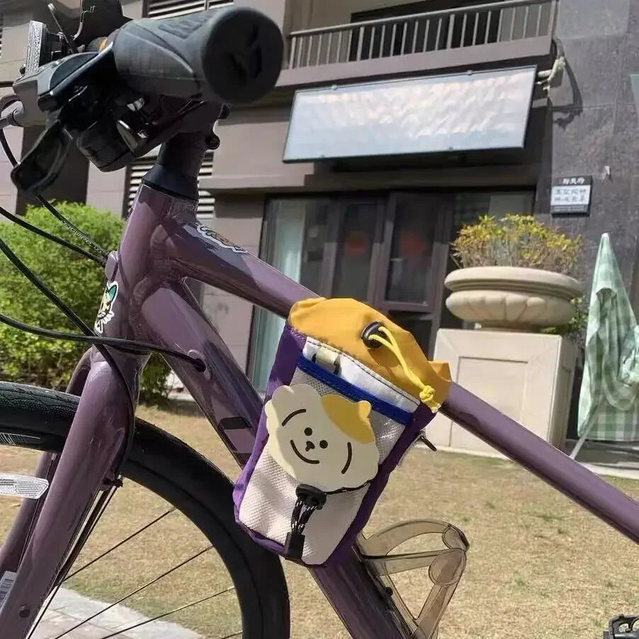 Cycling Handlebar Cup Holder Bag