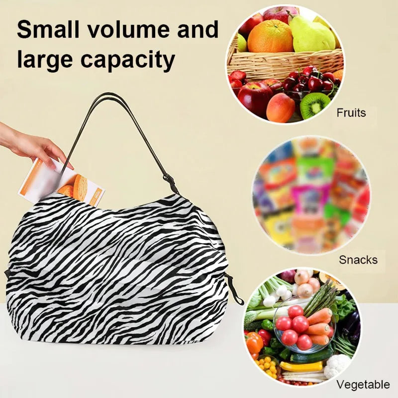 Large Foldable Reusable Tote Bag