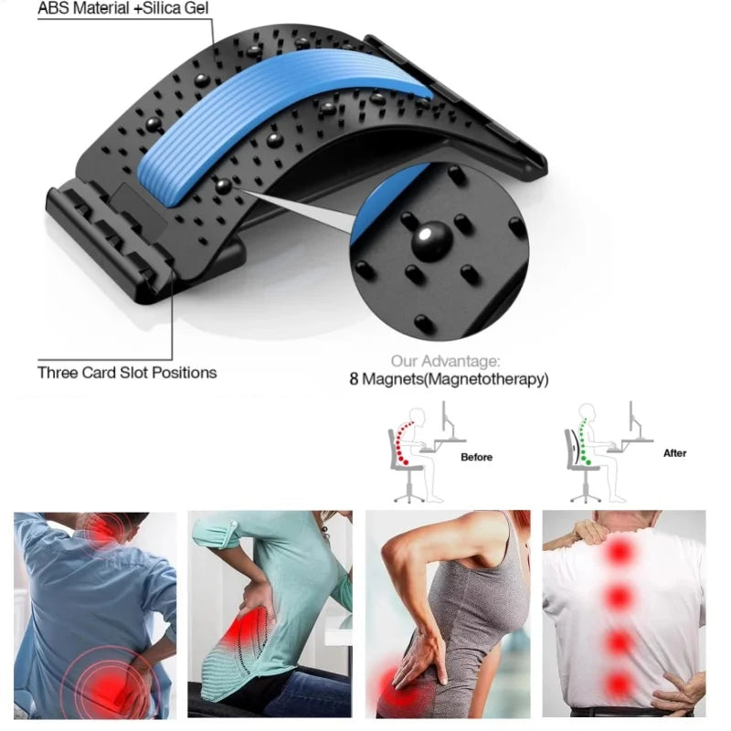 Professional Waist & Back Massage Mat | Muscle Relaxation & Pain Relief Tool