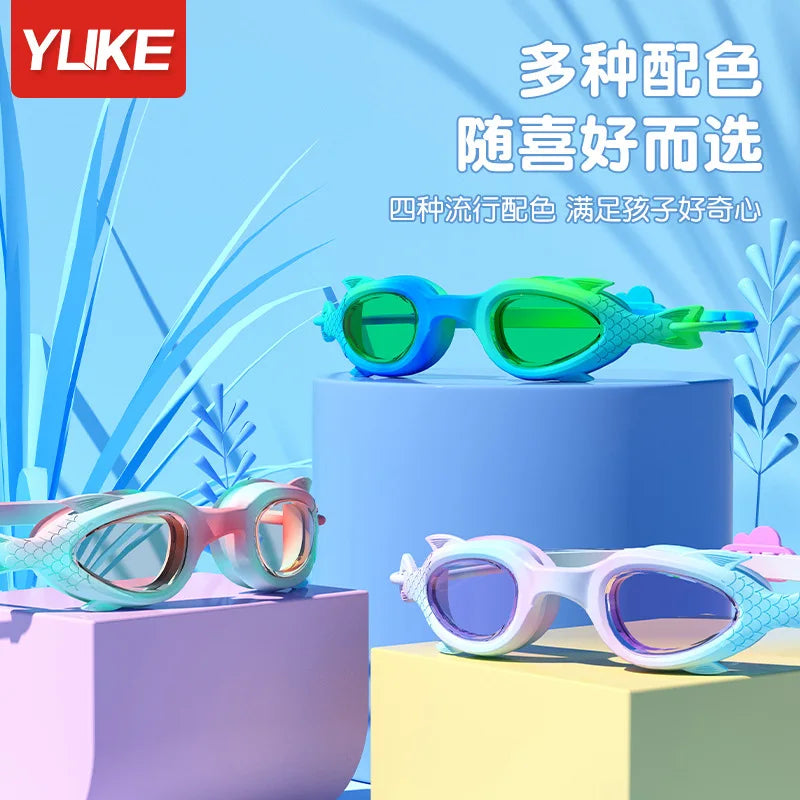 Swimming Goggles Waterproof Anti Fog High-definition Small Frame Goggles Professional Training Kid's swimming Goggles Equipment