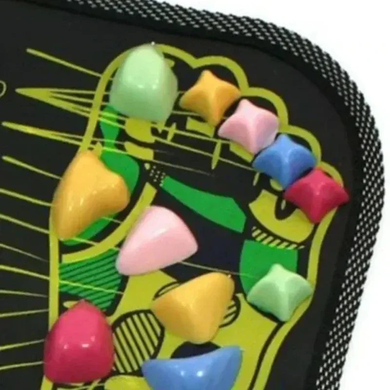 Acupressure Foot Massage Mat | Reflexology Stone Path for Pain & Stress Relief