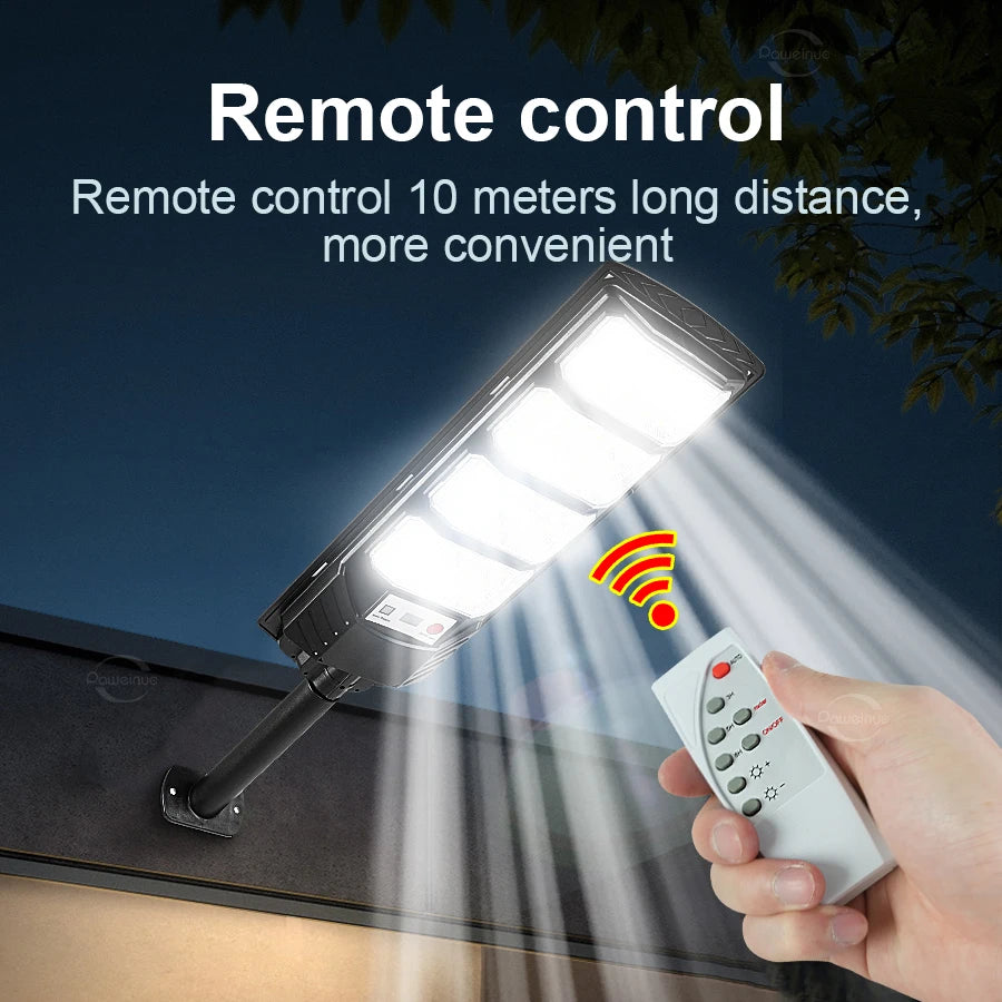 100000LM 4000W/2000W/500W Powerful Solar Led Light Outdoor Powerful Outdoor Motion Sensor Solar Lamp Garden Street Wall Lamp