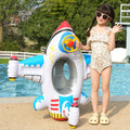 New Inflatable  Aircraft  Swimming Ring , Outdoor Water play toy with Steering wheels  Swimming Ring