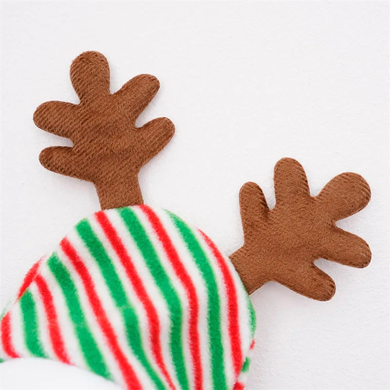 Christmas Deer Striped Coat for Dogs & Cats
