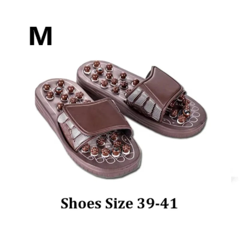Acupuncture Reflexology Massage Slippers | Foot Pain & Arthritis Relief | S–XL