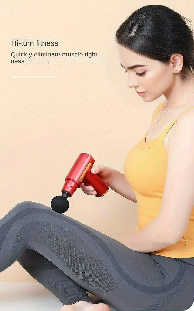 Handheld Deep Muscle Massage Gun | 6 Modes & 6 Speeds | Compact Design for Body, Back & Neck