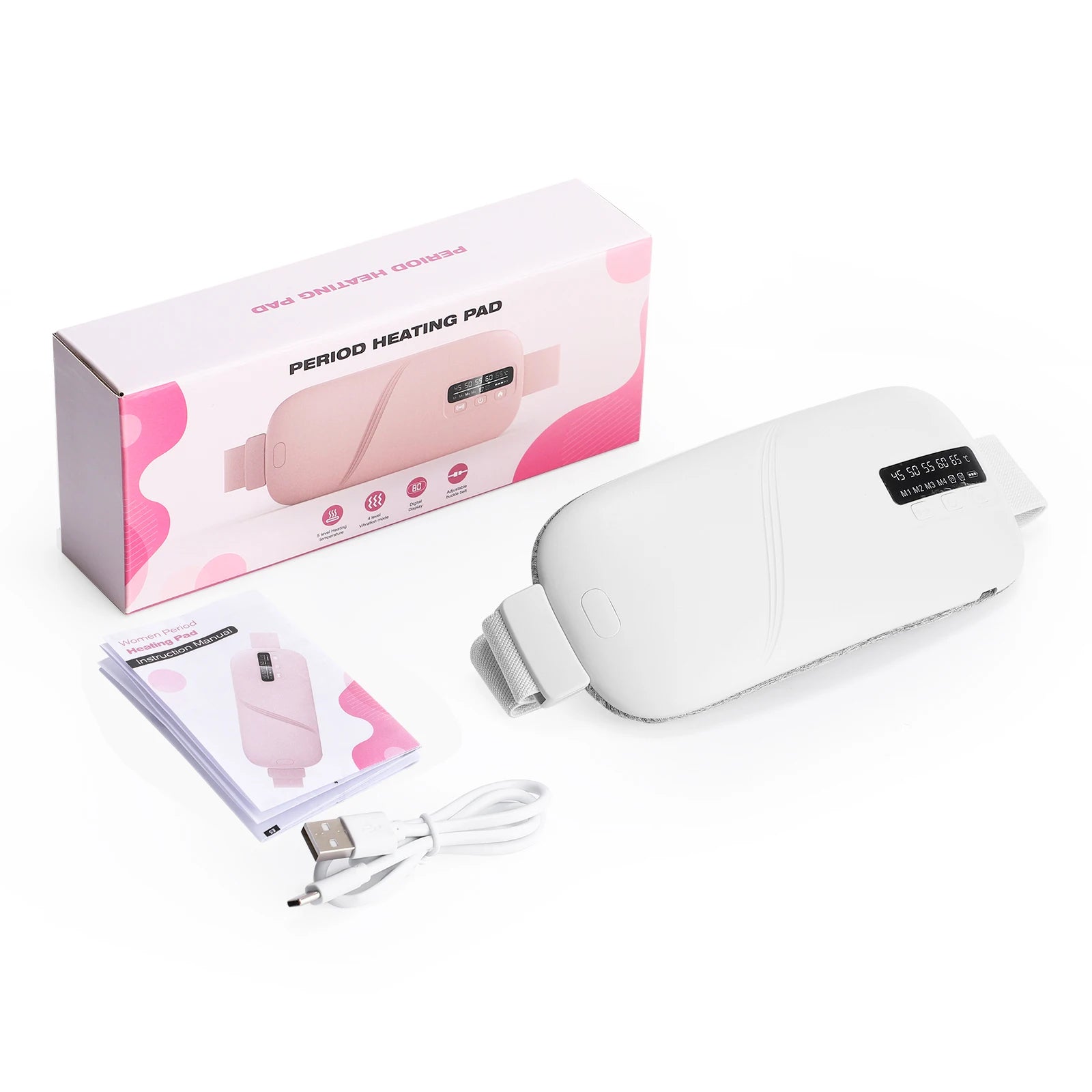 Ms.Dear Menstrual Heating Massage Belt — Heat & Vibration Period Relief