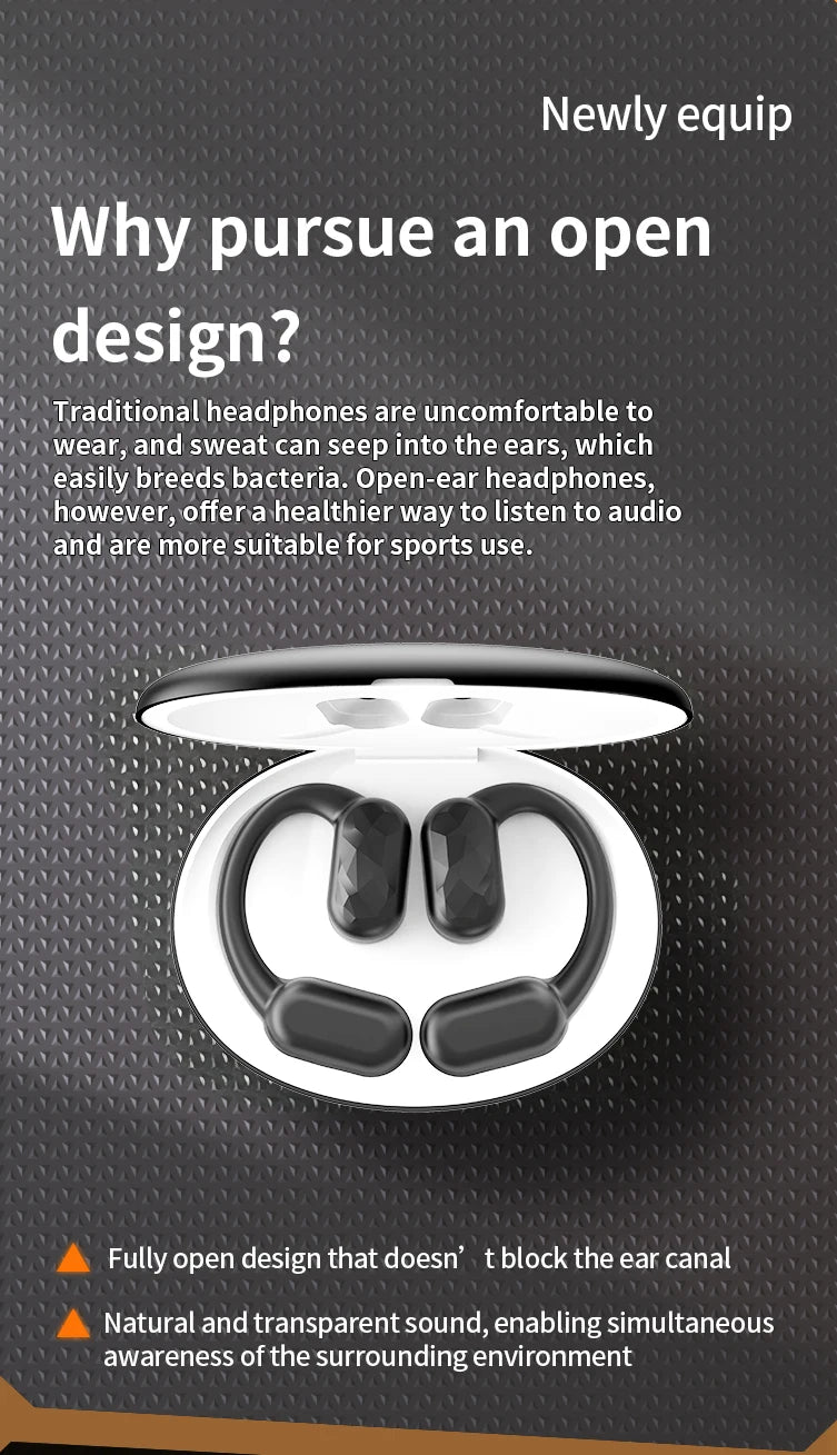 Languages Real Time AI Translator Earbuds Bluetooth 5.4 TWS Wireless Headphones HiFi Sound Headset Open Ear OWS Earphone