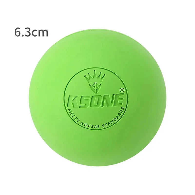 BXA Rubber Fascia Massage Ball — Muscle Knot Relief for Yoga, Gym & Home