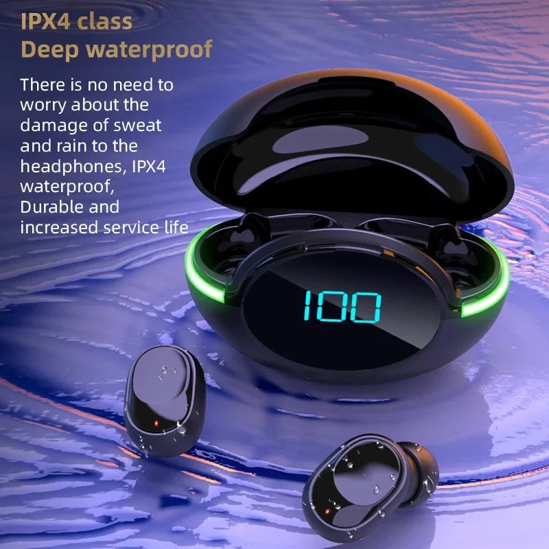 Y80 TWS Wireless Earphones — Bluetooth 5.1 | Active Noise Reduction | Digital Display | Charging Case