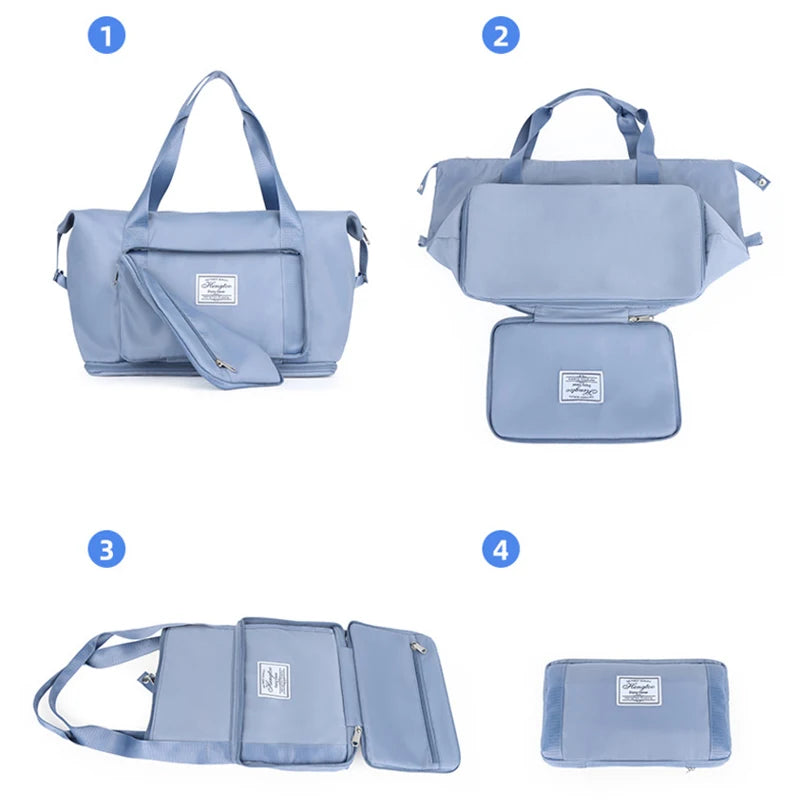Large Capacity Foldable Waterproof Travel Bag