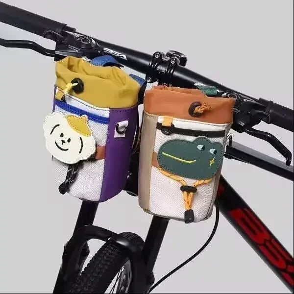 Cycling Handlebar Cup Holder Bag