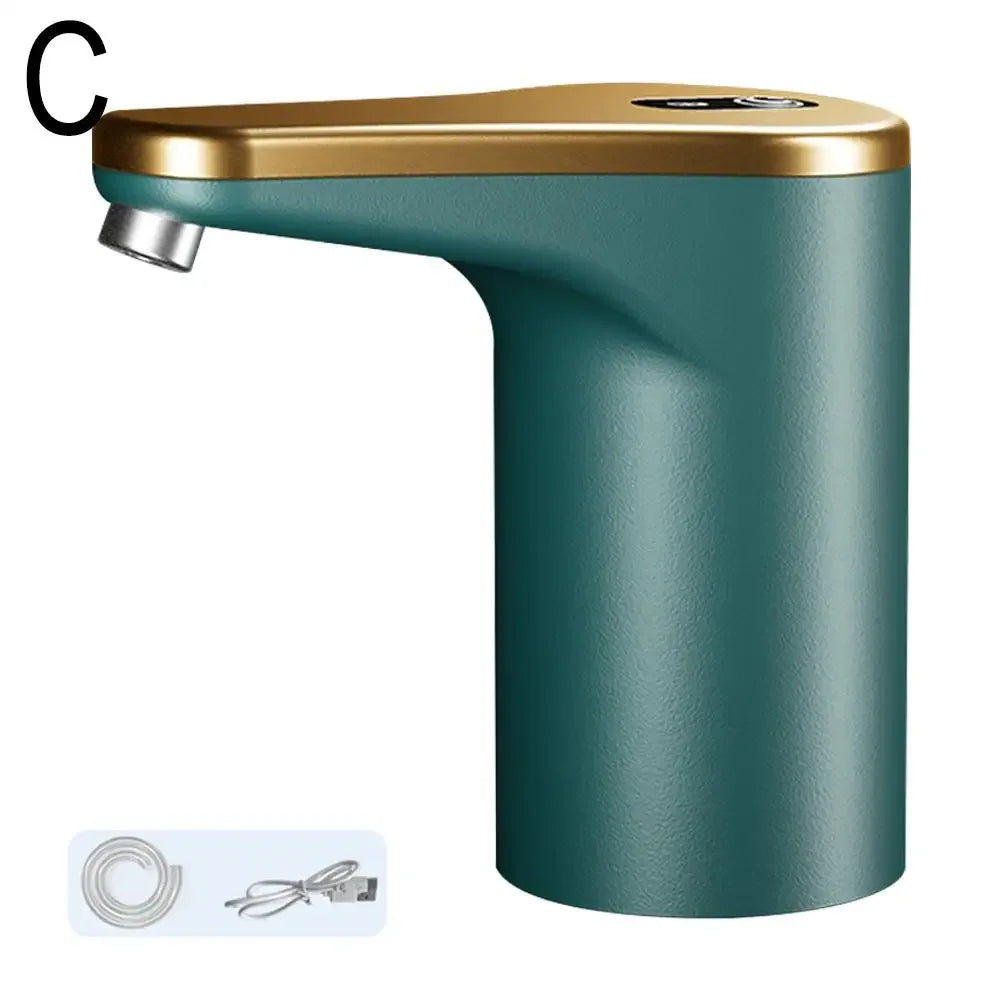 Electric Water Bottle Pump | USB Rechargeable, Ultra-Silent Dispenser for Kitchen, Office & Home