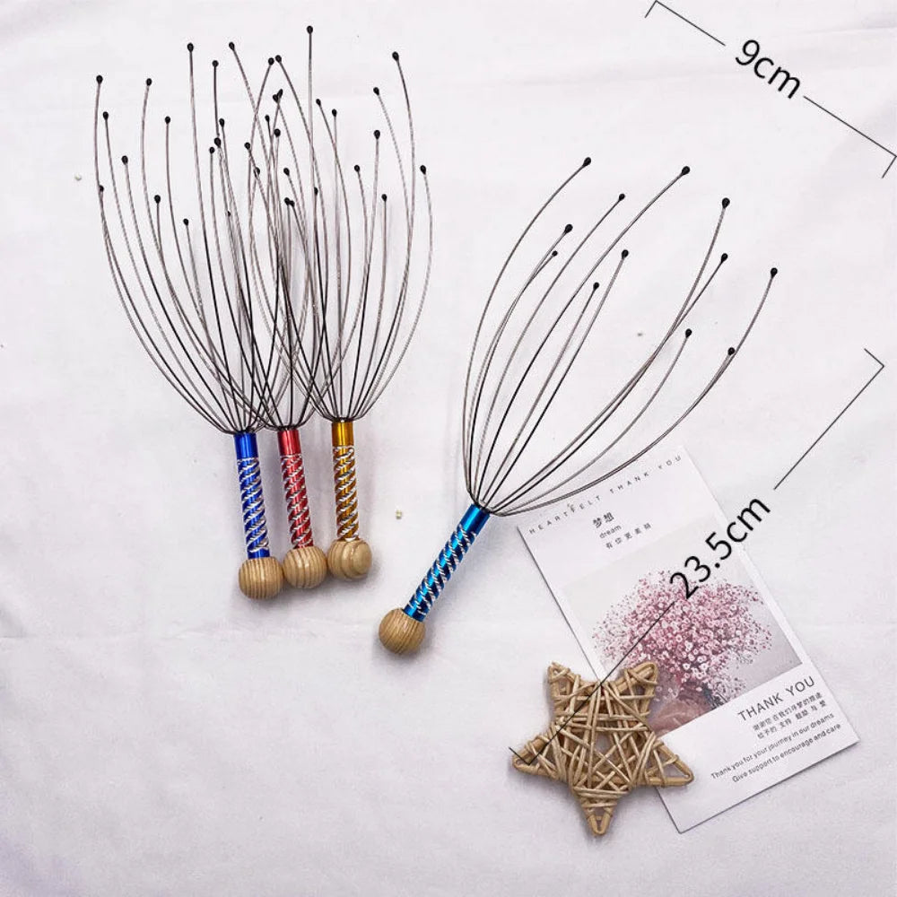 Octopus Scalp Head Massager — Stress Relief & Tension Release