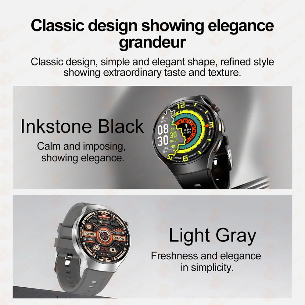 ChiBear Smartwatch - Bluetooth Calling, IP68, Heart Rate, 150+ Sports Modes