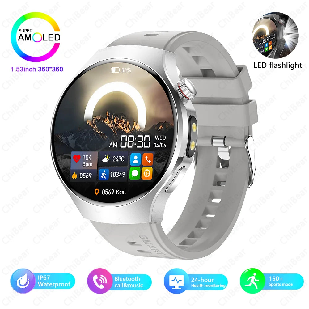 ChiBear Smartwatch - Bluetooth Calling, IP68, Heart Rate, 150+ Sports Modes