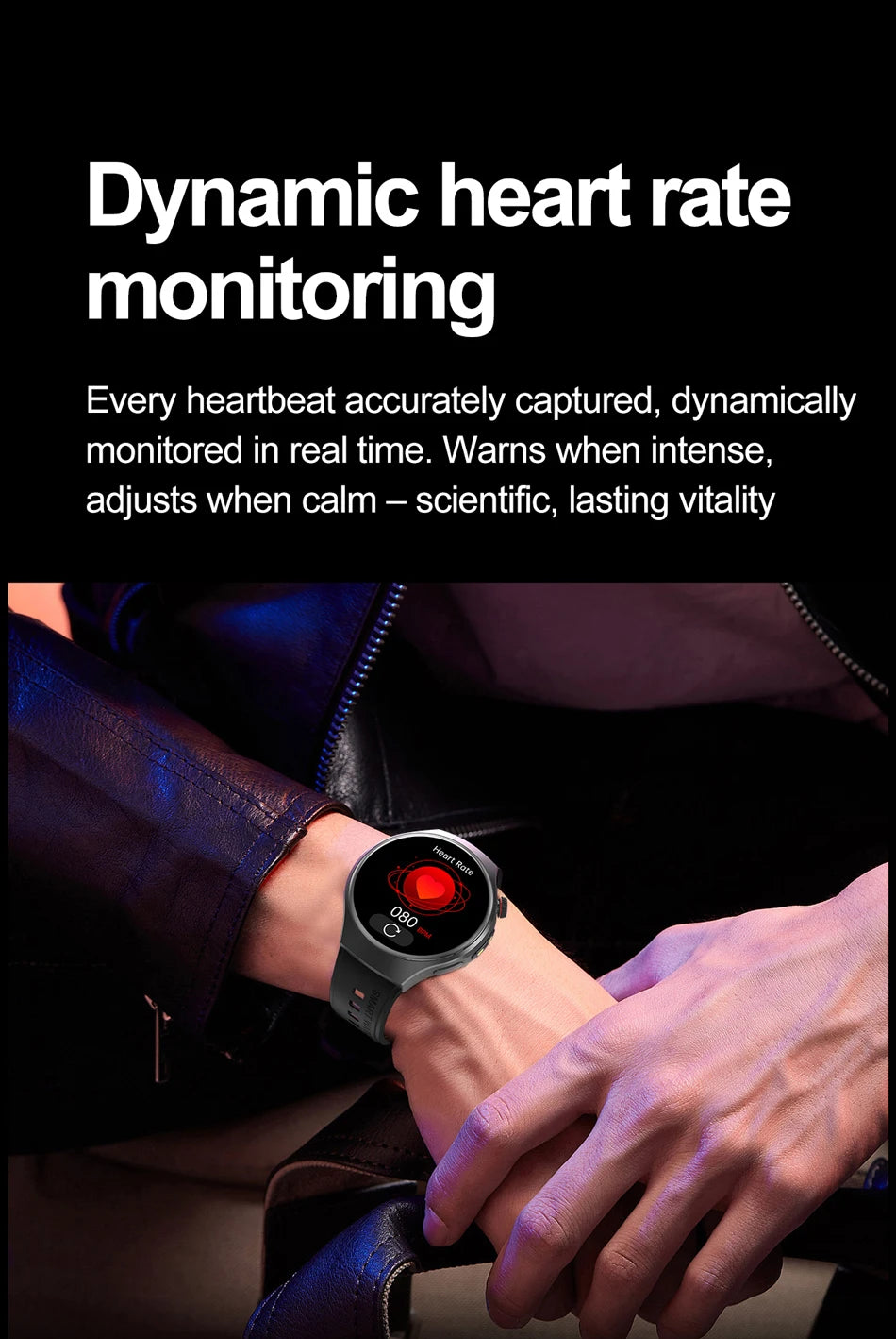 ChiBear Smartwatch - Bluetooth Calling, IP68, Heart Rate, 150+ Sports Modes
