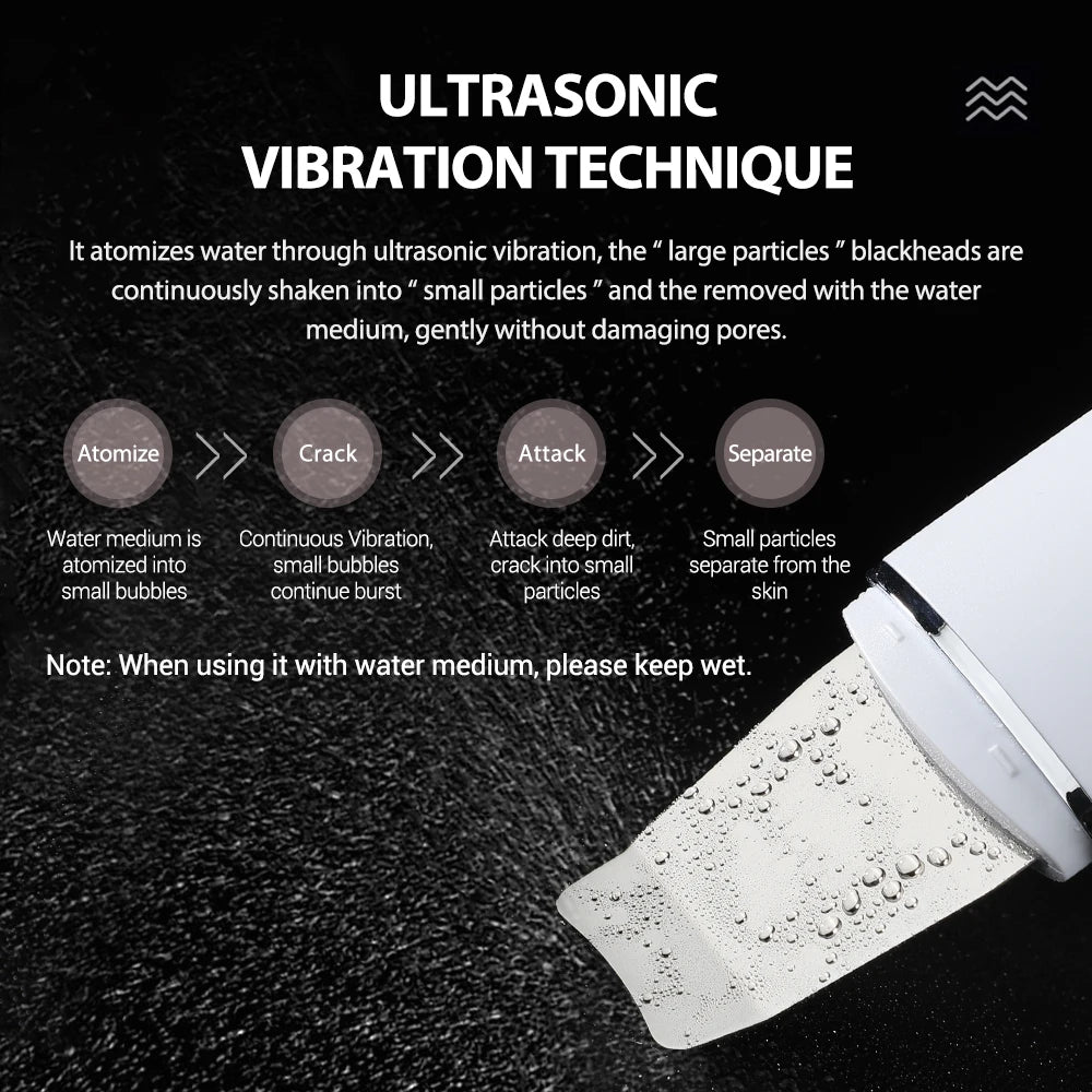 4-in-1 Facial Skin Scrubber & EMS Microcurrent Face Massager