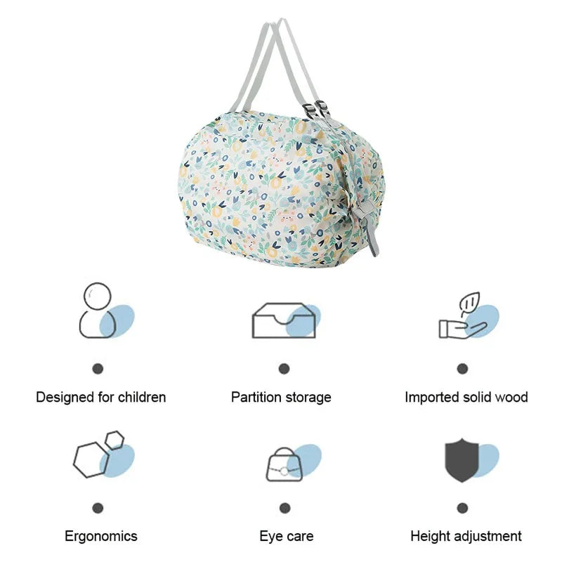 Large Foldable Reusable Tote Bag