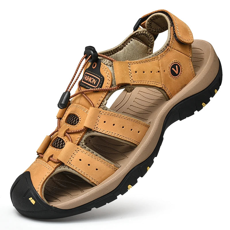 Men's Leather Roman Sandals