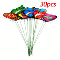 3D Butterfly Garden Stakes - Multicolor Decorative Yard & Planter Decor