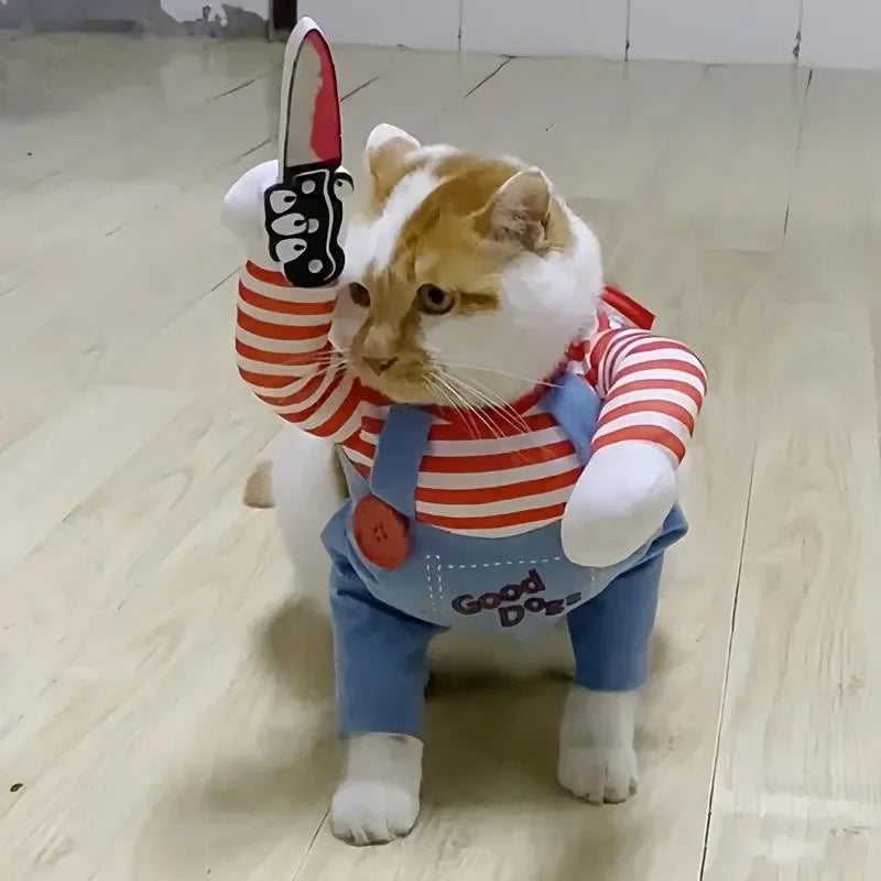 Funny Pet Dog Cosplay Dress - Halloween & Christmas Costume