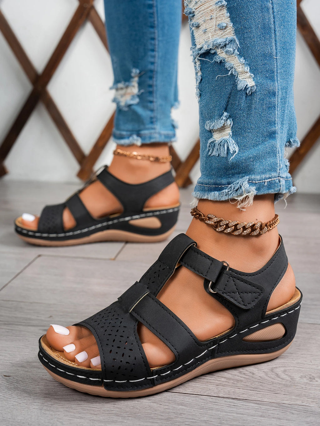 Women's High Wedge Platform Sandals