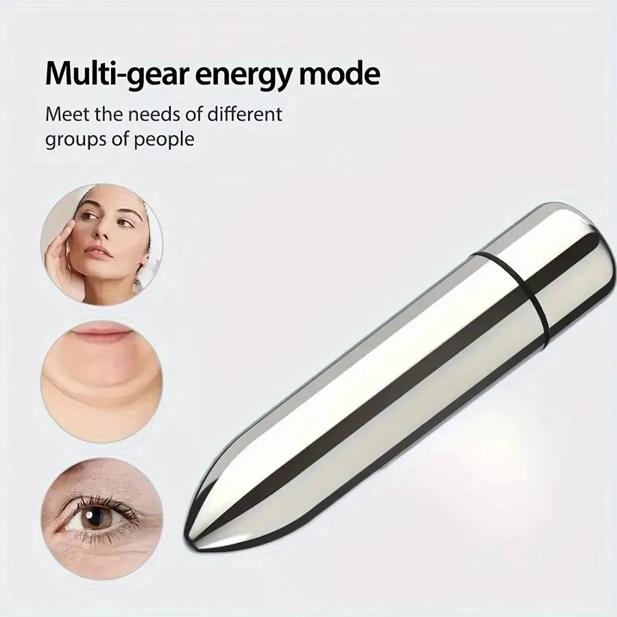 Mini Vibrating Facial & Eye Massager | Boosts Lotion Absorption | Portable Beauty Tool