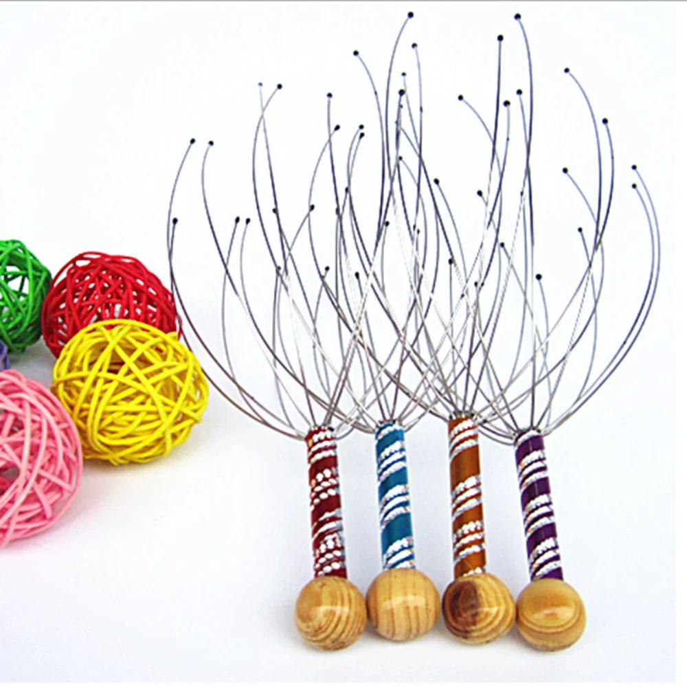 Octopus Scalp Head Massager — Stress Relief & Tension Release