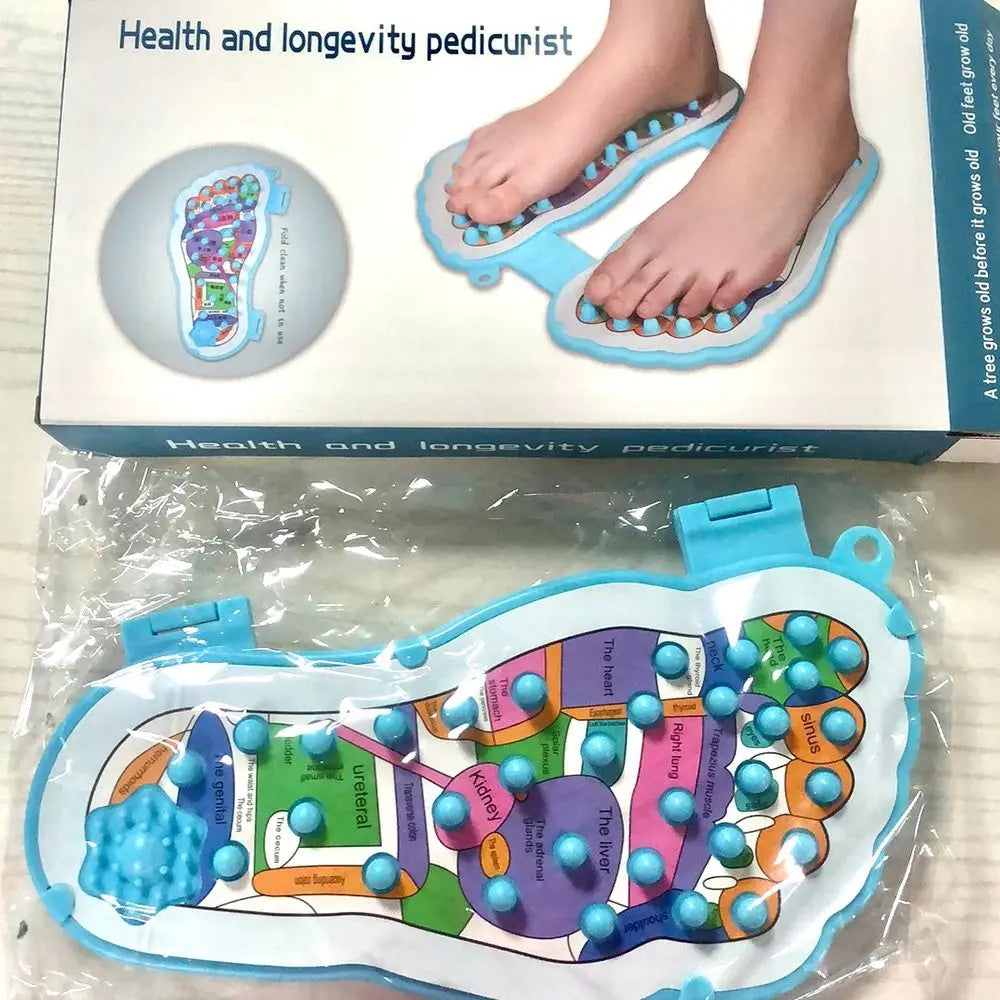 Acupressure Foot Massage Mat | Shiatsu Reflexology for Pain, Fatigue & Circulation | Men & Women