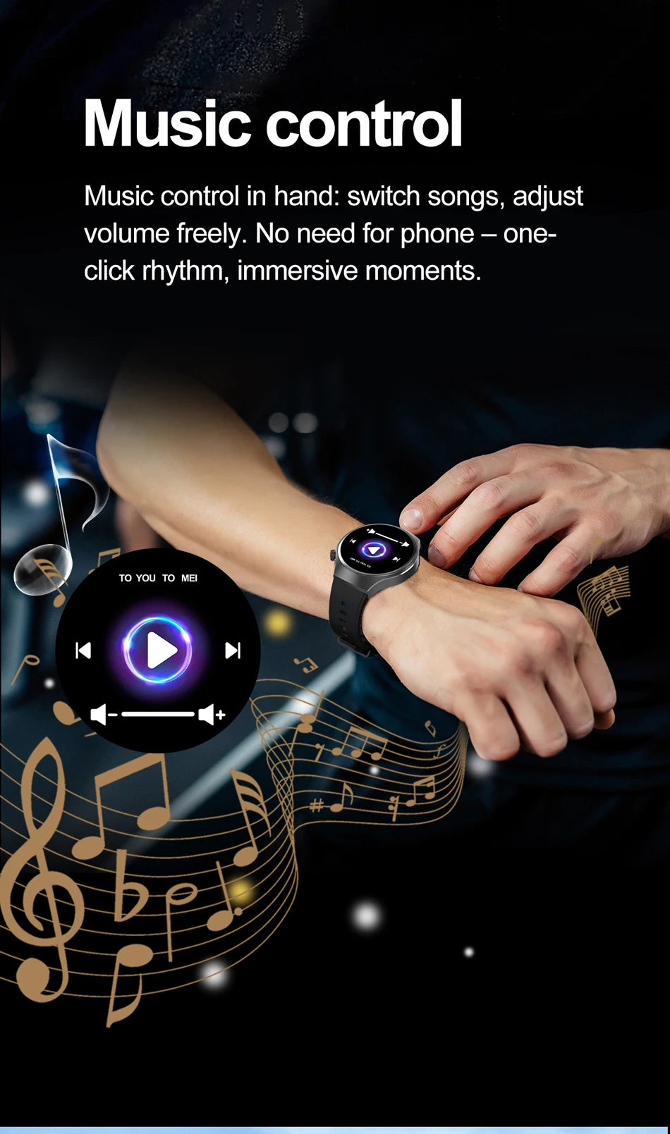 ChiBear Smartwatch - Bluetooth Calling, IP68, Heart Rate, 150+ Sports Modes